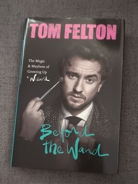 Tom Felton - Beyond the Wand (Hardcover) - Black with Pink & Teal Accents